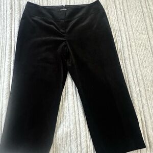 Ann Taylor Black Velvet Trousers